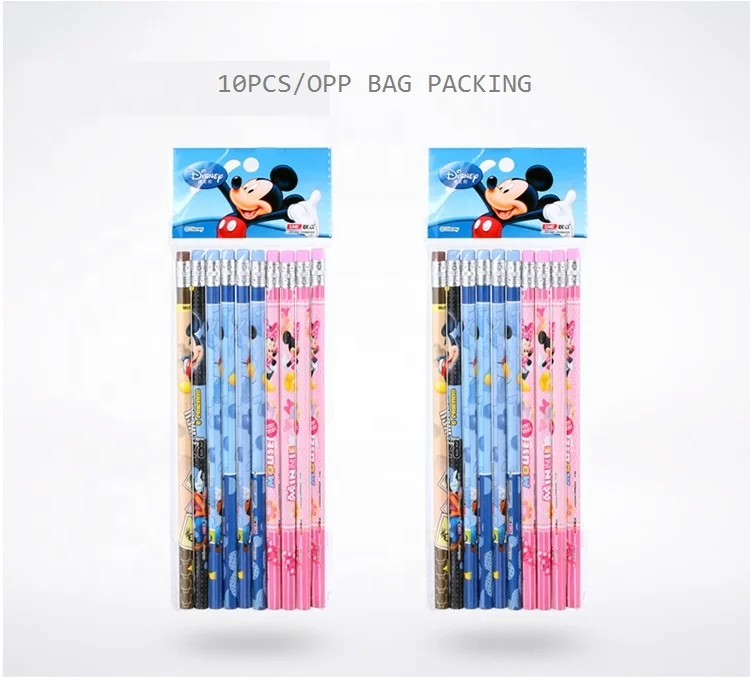 Manufacturer 10 Pcs Wood Pencil with Eraser