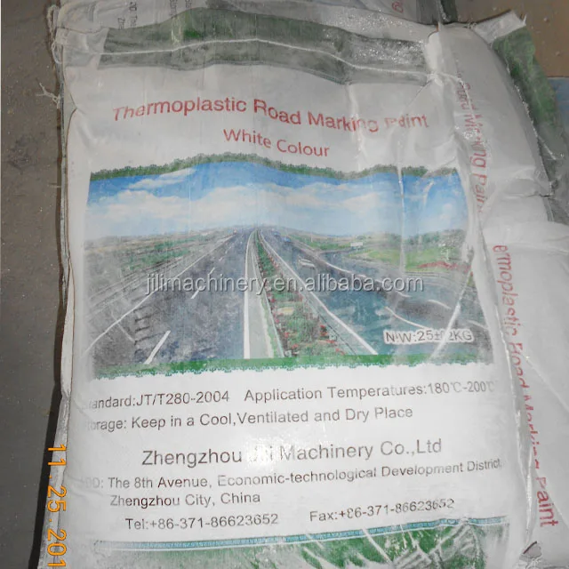 Thermoplastic yellow color road line traffic paint road marking powder