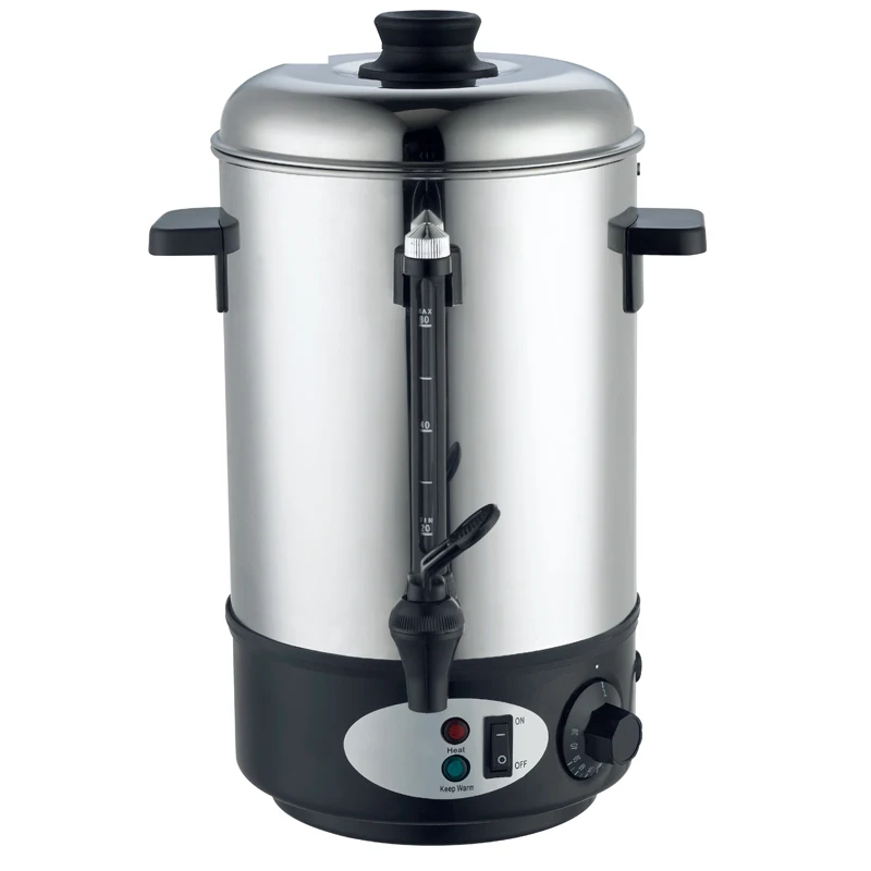 8L stainless steel manual single wall temperature controlled  Tea Water Kettle electric kettle