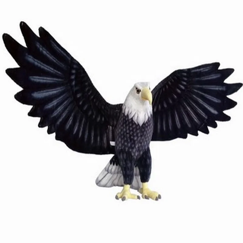 Hot Selling Realistic Plush Flying Eagle Stuffed Toy Big Size