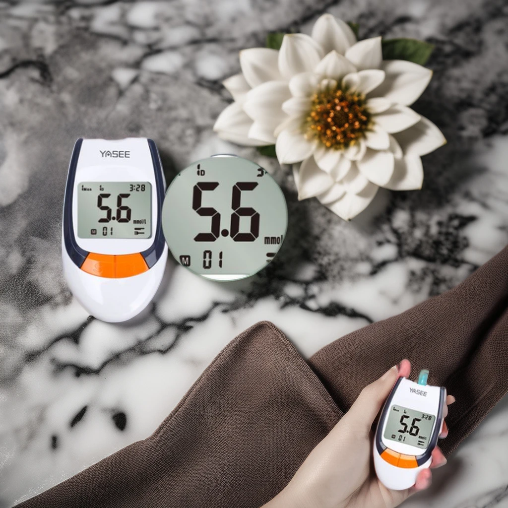 CE ISO Approved Digital Blood Glucose Meter Quantum Analyzer for Diabetes Test Glucometer Monitor with Test Strips