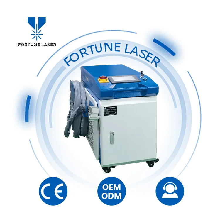 Fortune Laser 3000W Laser Rust Remover Laser Cleaning Machine Factory Supply 4 in 1 Lazer Cleaner Equipment Machine