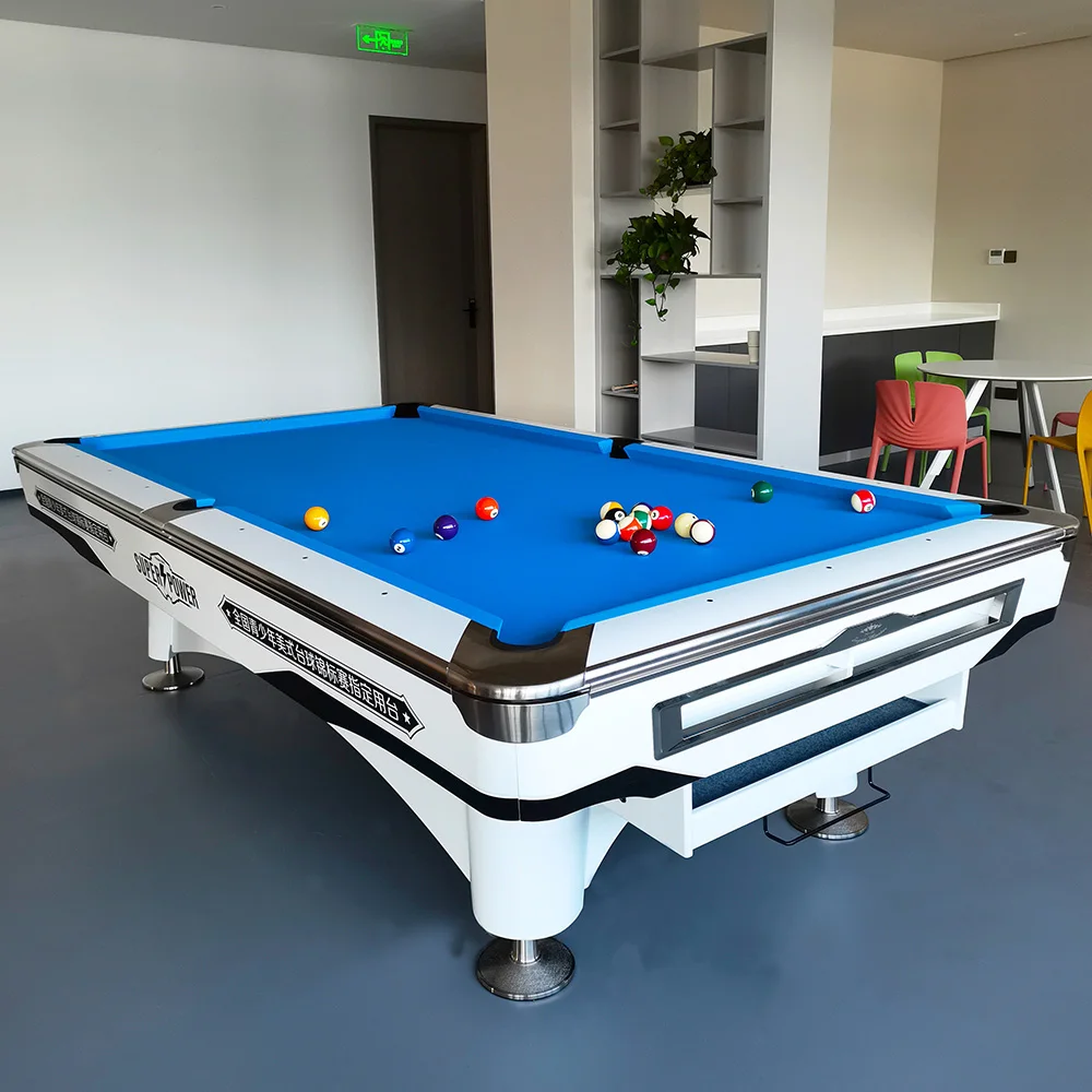 Professional Solid Wood 8ft 9ft Slate Bed Pool Table