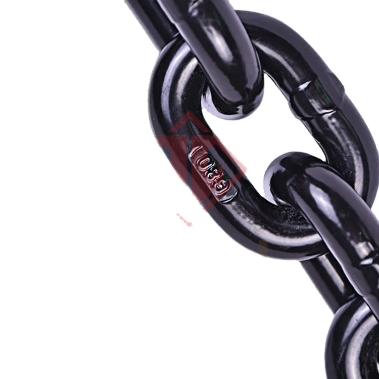 Factory Black Hot DIP Galvanized Self Color Grade 80 En818-2 Alloy Steel Lifting G80 Chain