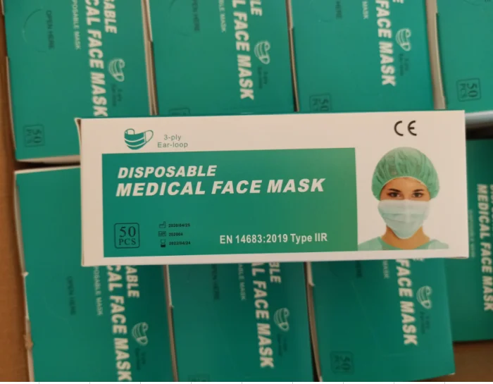 Стандартные медицинские маски EN 14683 общие принадлежности одноразовые стоматологические