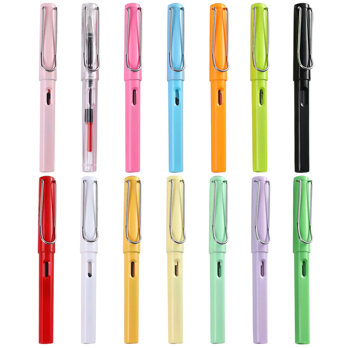 Spot student Fountain pen manufacturers wholesale plastic pens positive posture business gift ink pens