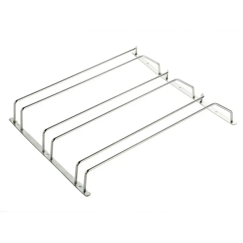 Кухня под шкафа рюмки бокал для вина из нержавеющей стали держатель для вина стеклянная подвесная полка