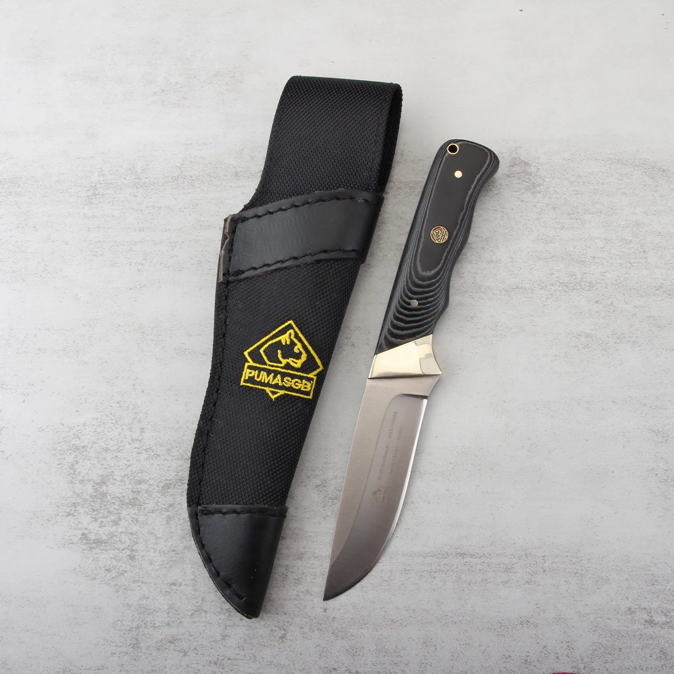 Популярное качество 1,4116 немецкое стальное лезвие с ручкой из микрокарты для выживания на природе нож с фиксированным лезвием с футляром