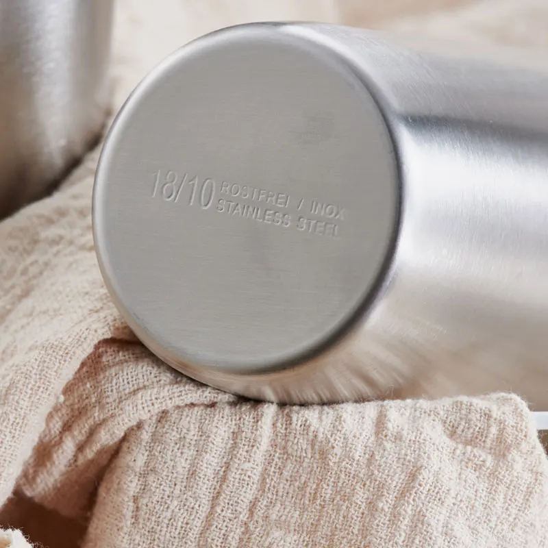 Stainless Steel Cups 12.28oz/350ml Camping  Stackable Metal Drinking Glasses BPA Free  Stackable  Durable