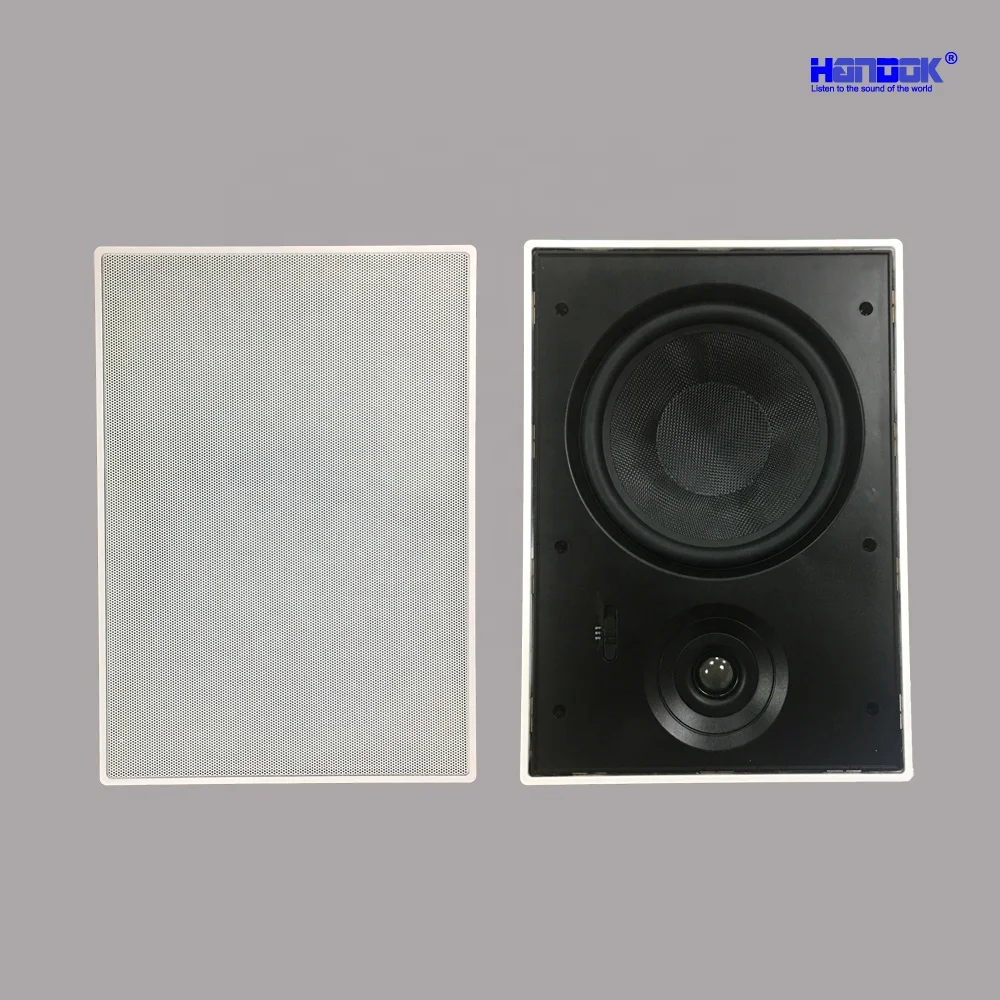Professional Square In Wall & In Ceiling Home Audio Hifi Wall Speaker System