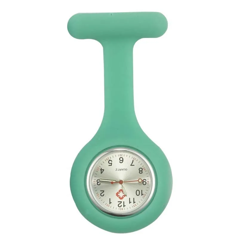 Silicone pocket unisex nurse watch luminous hands medical fashion hang watch big dial made in prc