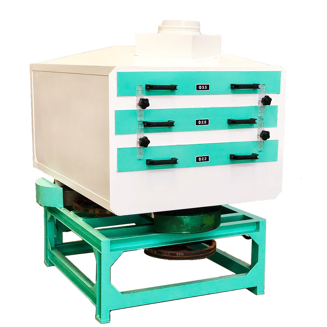 V Traditional model MMJP100*4 rice grader at 3.3 ton per hour