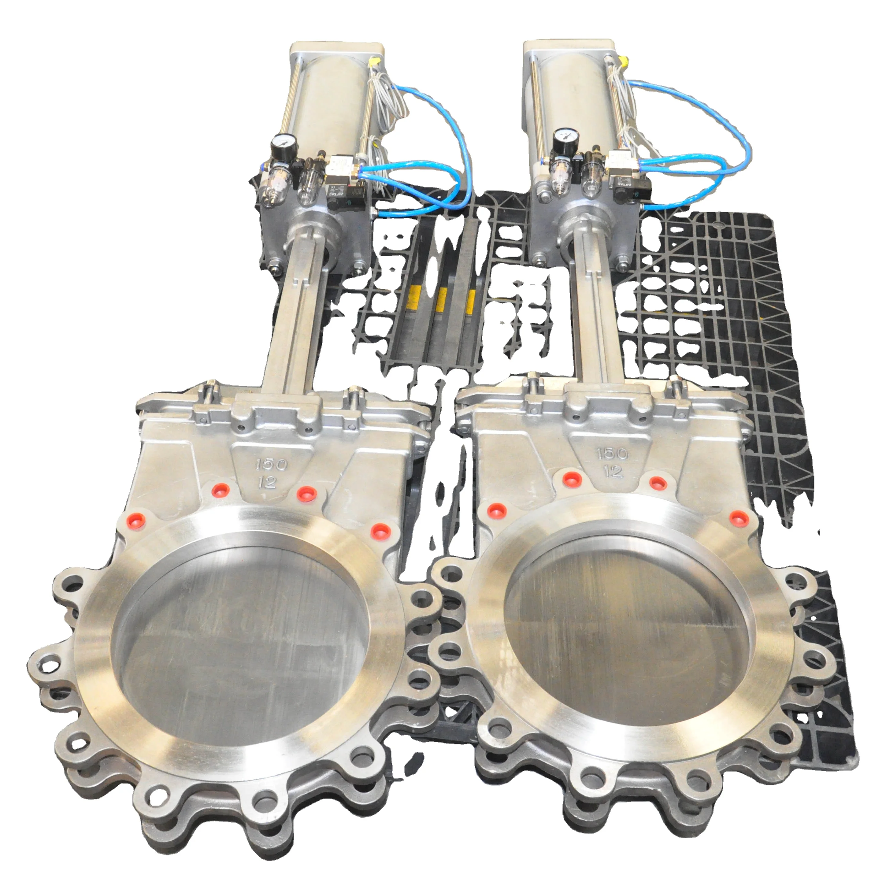 DN100 ASME Pneumatic Lug Type Knife Gate Valve