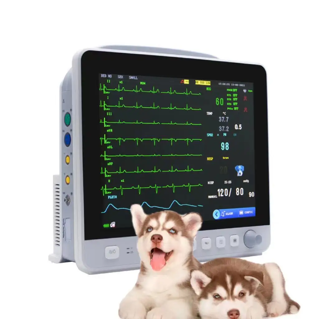 HACEMEY multi parameter Vital Signs monitor vet monitor Hospital use care veterinary monitoring for dog cat