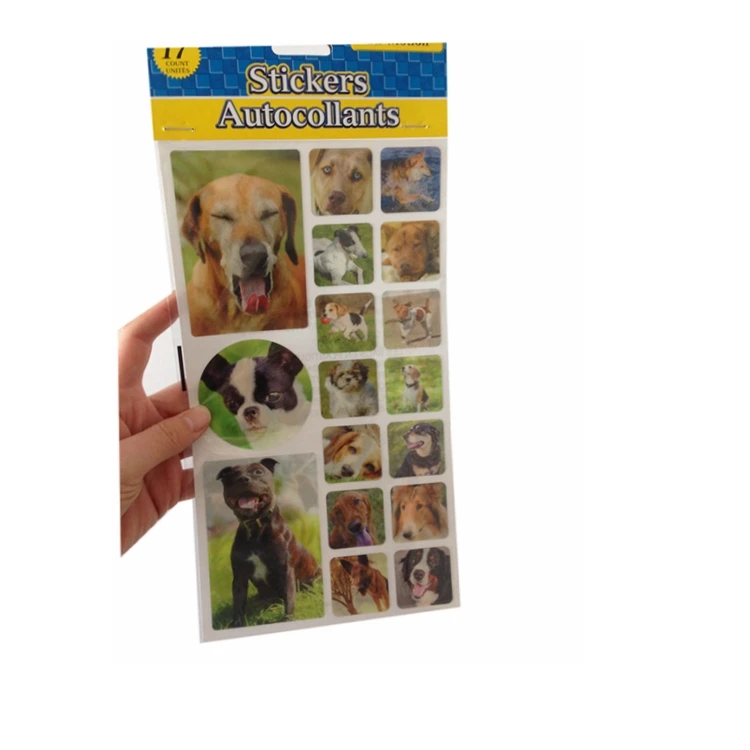 100%  eco-friendly Custom 3d lenticular printing 3d sticker