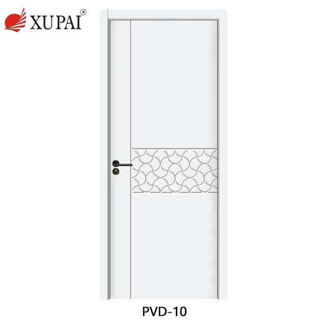 Modern white doors interior new design bedroom panel mdf door