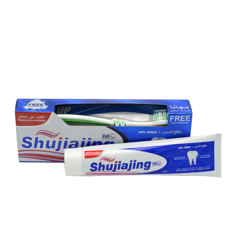 MSDS Approved Best Teeth Whitening Fluoride toothpaste Cavity fighting Cool Mint flavor toothpaste 125ml