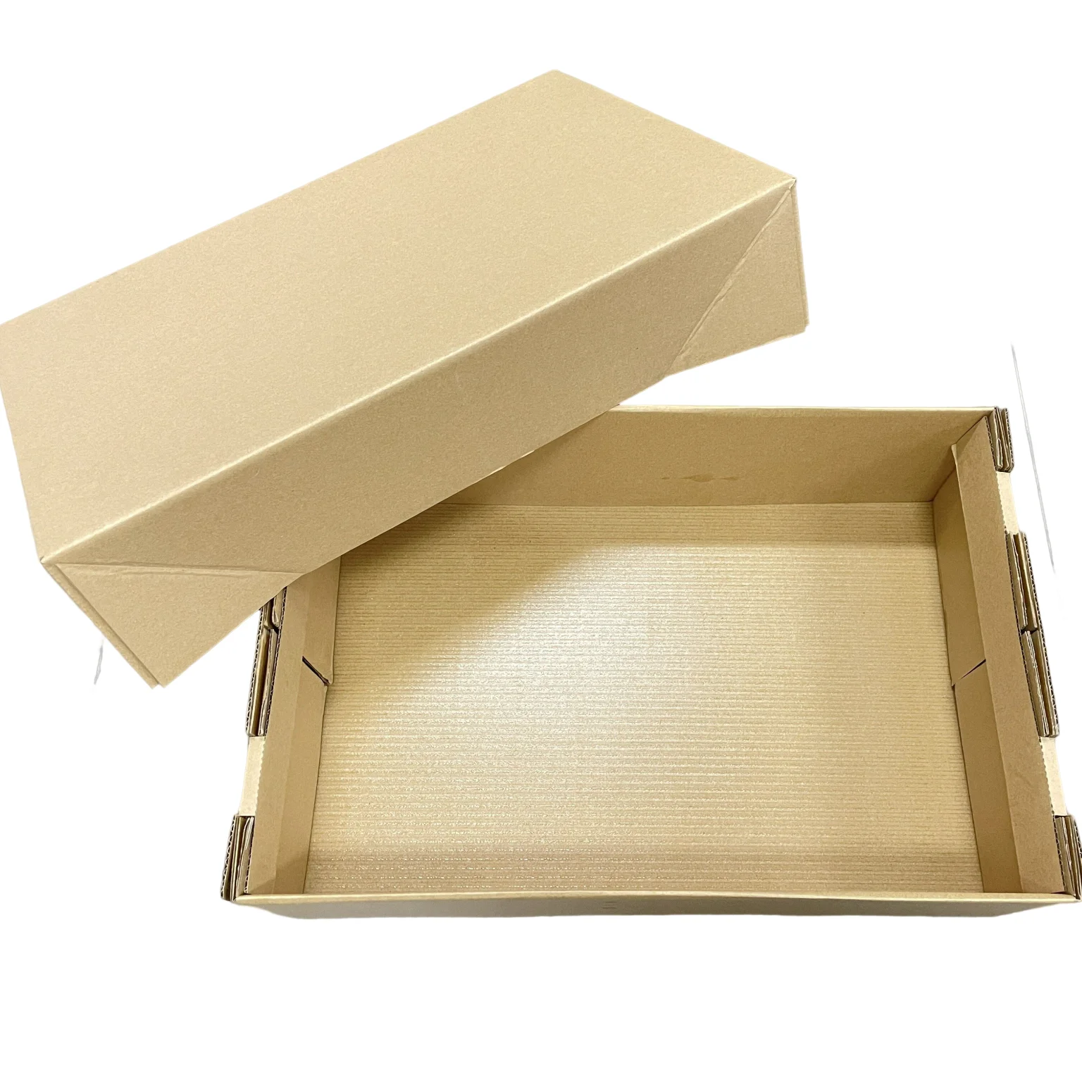 Customized print frozen fresh shipping corrugated cardboard packaging wax seafood boxes