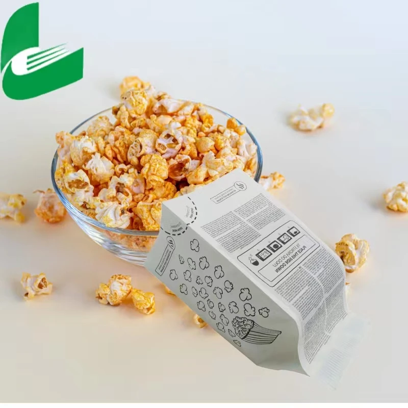 Huafeng  wholesale food grade  packaging microwave snacks pop corn paper bag