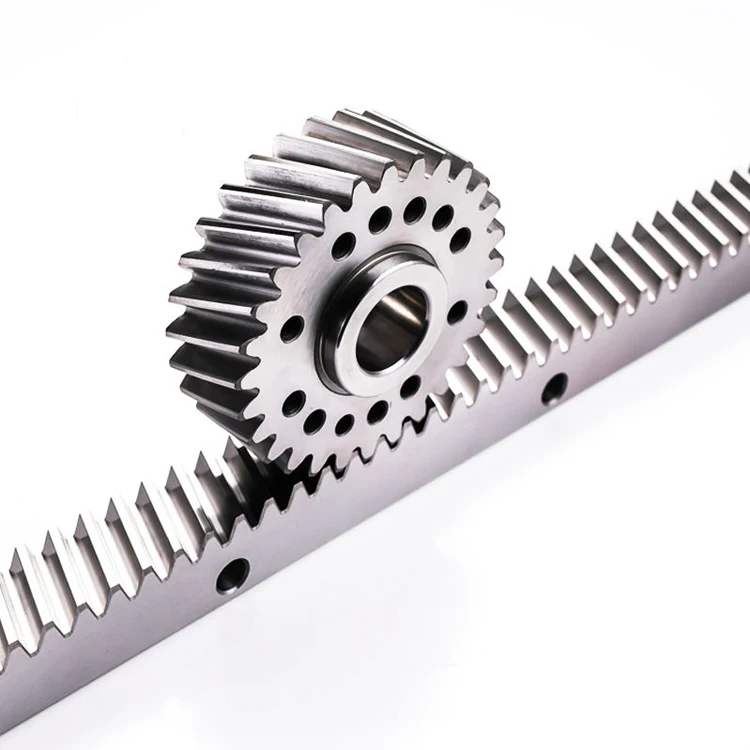 CNC Spur Gear Rack M2 M3 Tooth end Grinding Industrial Motor C45 Carbon Steel Helical Rack and Pinion Gears Factory Direct