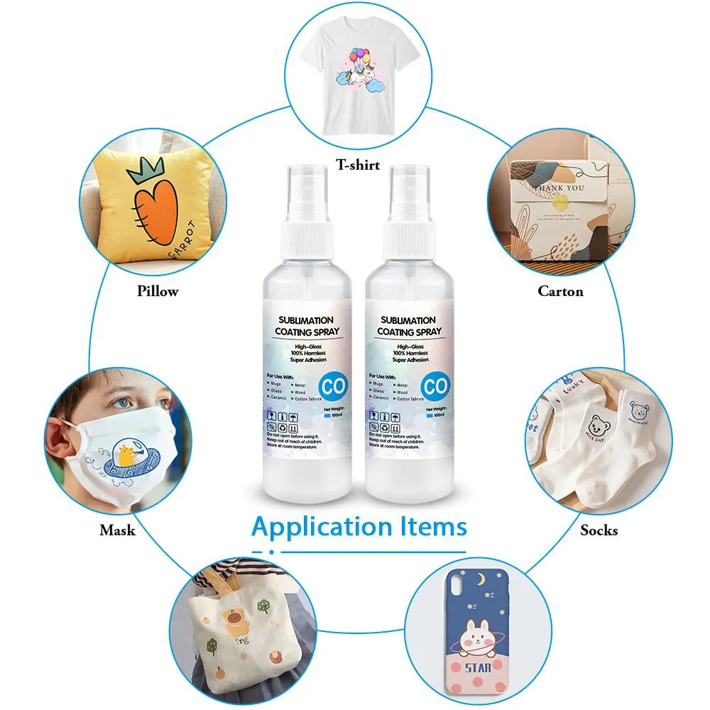 Unic High Quality Factory Price Direct Selling Sublimation Liquid Coating with Spray for Cotton Jean Canvas