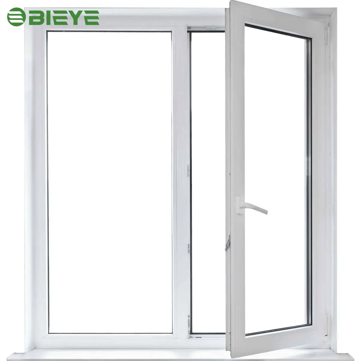 Modern PVC Window Design Sound-Proof Customized Vinyl UPVC Casement Inside Opening Window