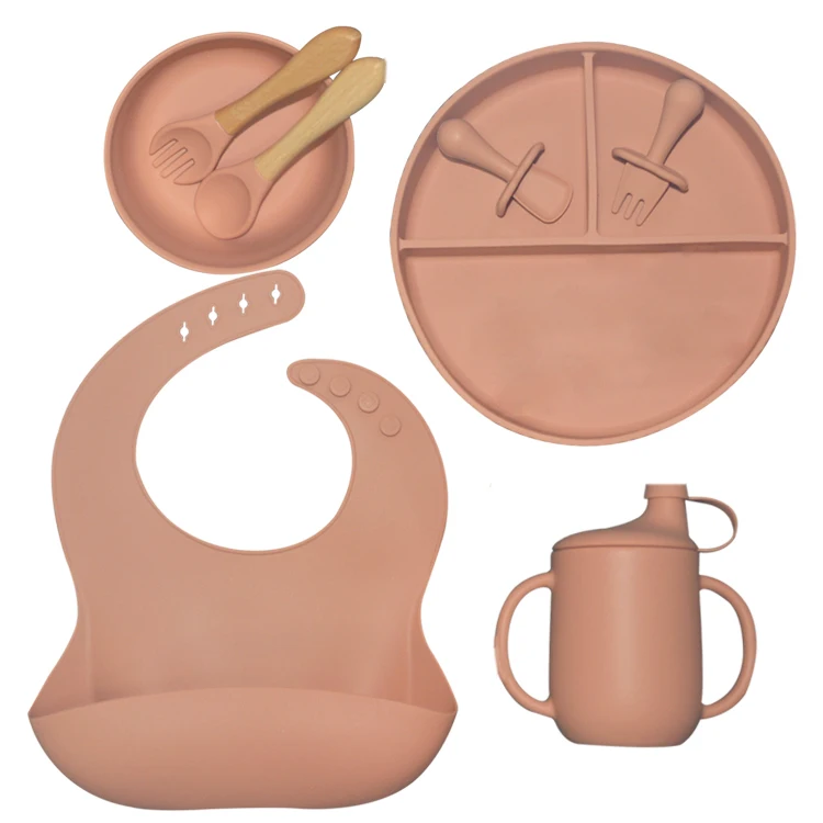 MHC Baby Feeding Bibs Silicone 4 Month Waterproof Bib 6-12 Months Baby Feeding Bibs