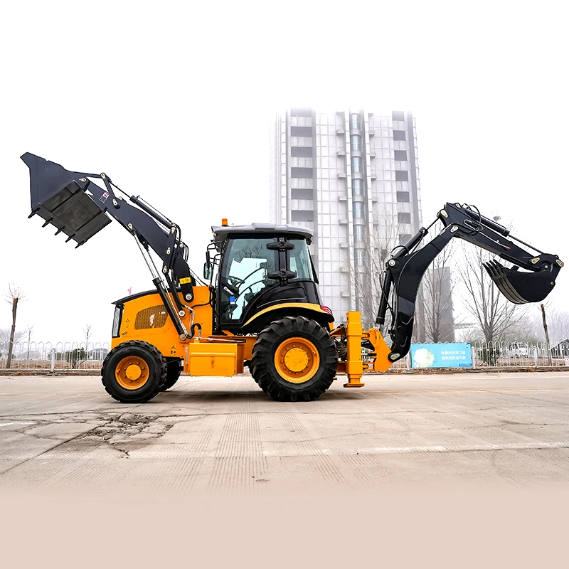 Cheap New Diesel CE Epa Engine Large Mini Retroexcavadora Farm Tractor Backhoe Excavator Loader 4x4 Backhoe