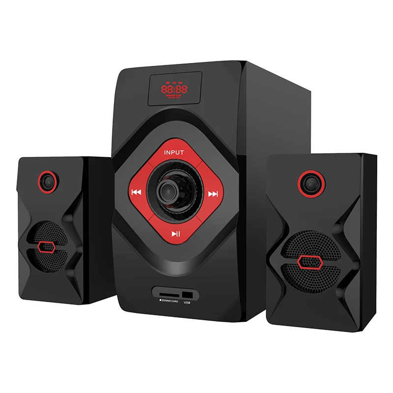 Hot sale 2.1 ampex woofer speaker with usb sd fm BT