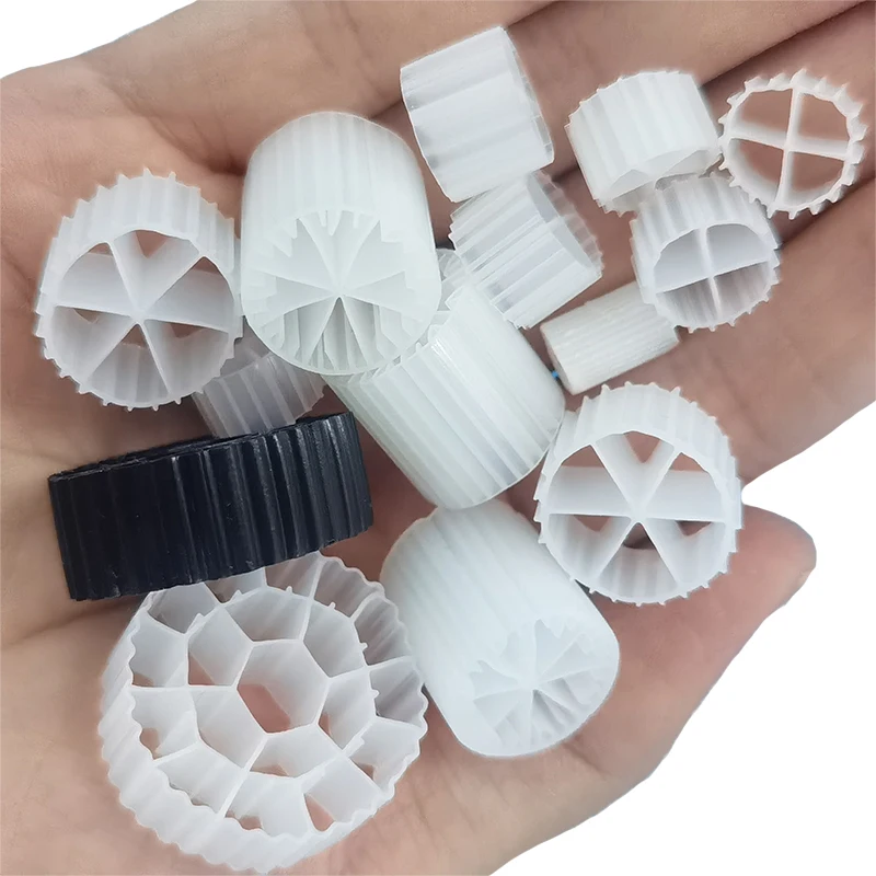 Mbbr Sewage Treatment Plant Mbbr Bio Filter System Water Treatment Aquaculture Bio Filter Media K1 For Aquaculture