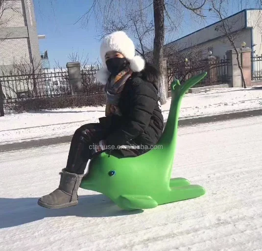 2023 high quality colorful ski booster skate helper ice skate assistant auxiliary  dolphin Safety  skate helper for children