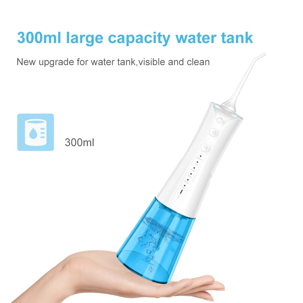 6 Modes Waterpick  Portable Teeth Cleaner Cordless Electric Water Flosser Oral Irrigator dental flosser for Travel Home Use