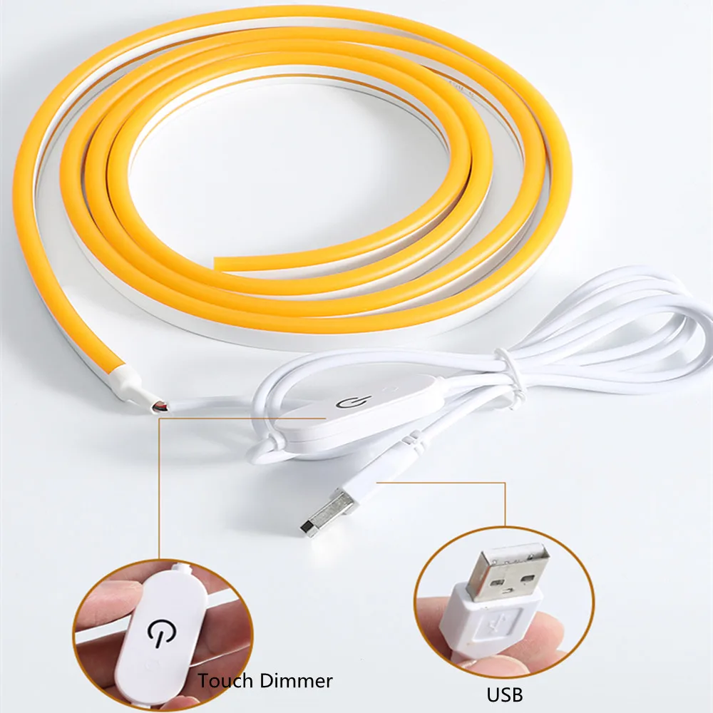 6000k 4000k 3000k white 5m blister packing led neon light 6x12mm IP68 led strip Landscape Light Neon light