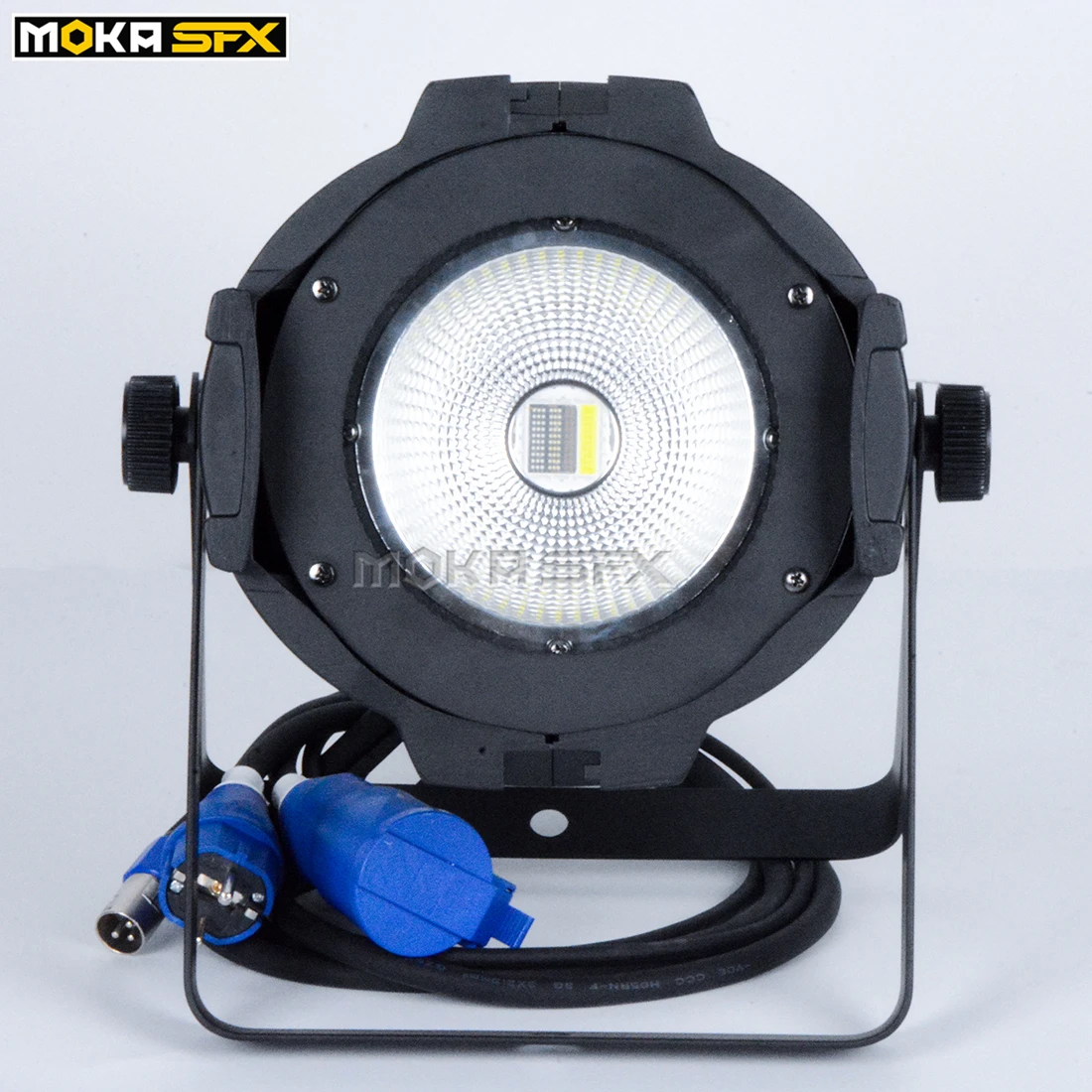 200w Best Price Amber&White Led Cob par light 4 in 1 Led Stage Parcan Light With Barndoors For Theater,Studio,Photostudio,Party