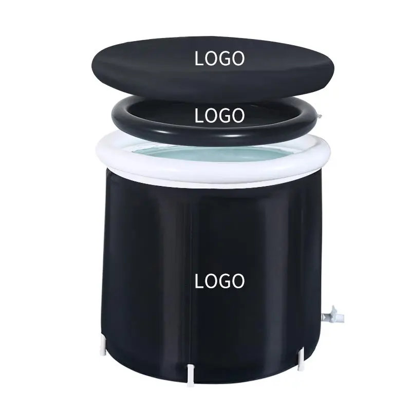 Custom Logo Cold Plunge Ice Barrel Bath Sale Inflatable Bathtub for Adults with Low Price Inflatable Ice Bathtub