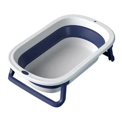 Cost Effective Eco-Friendly TPE PP New Plastic Foldable Baby Bathtub For Infants Kids Children