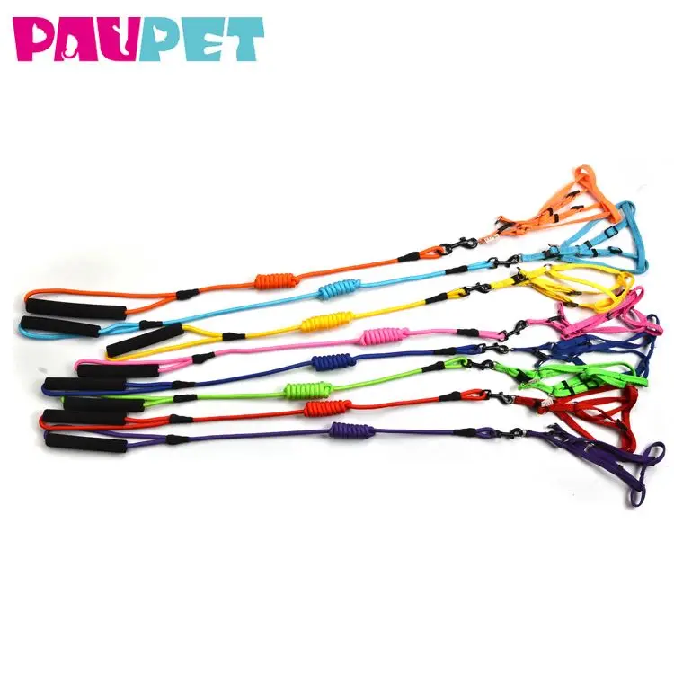 Домашние животные, корректирующий фигуру, оптовые поставки от собак для больших собак поводки для собак и коротким рукавом ошейник поводок набор