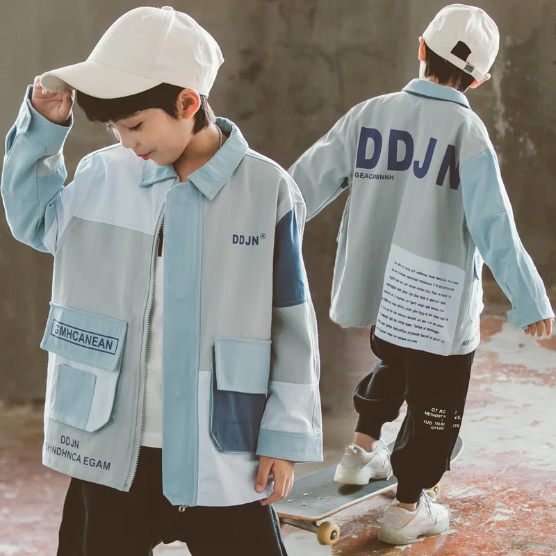 
DRDDJN1908B1235 2019 New Fashion Kids Safari Jackets Autumn Boys Jackets New Design Wholesale Children Jackets 