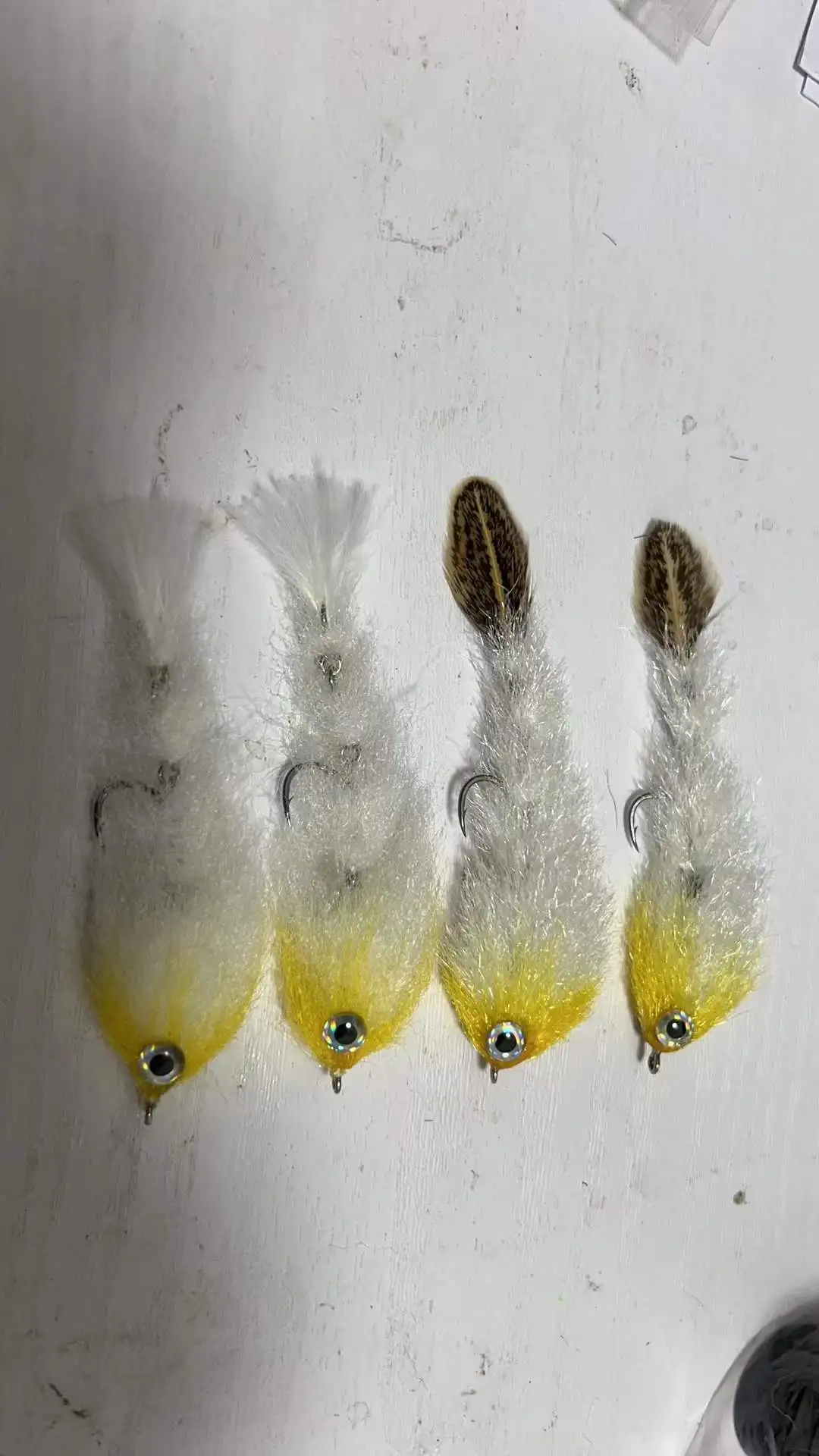 Baitfish Polar Game Changer Fly Articulated Fish Spine Fly Big Streamers for Trout Bass Pike Tarpon Saltwater Fishing Flies