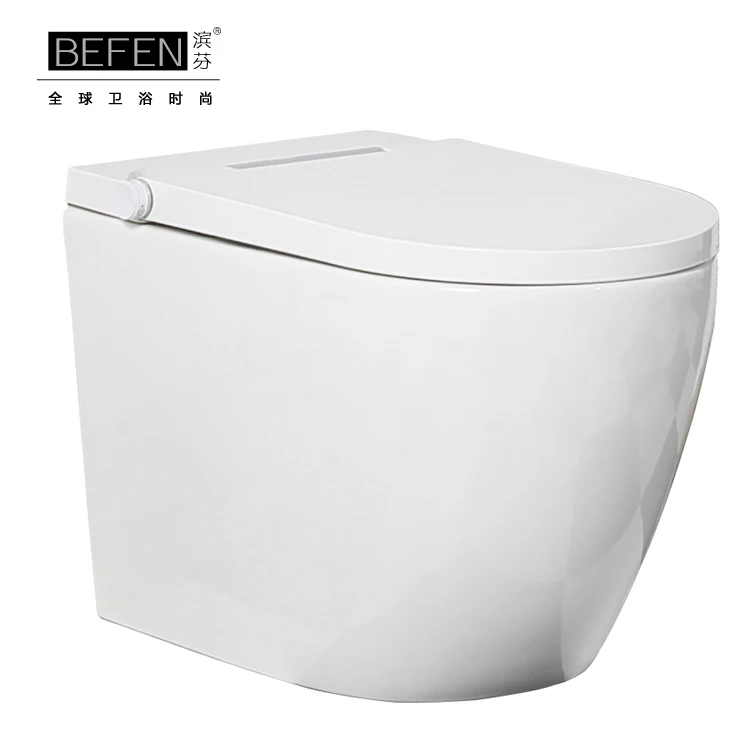 China supplier sanitary ware automatic electric back to wall ceramic smart intelligent toilet