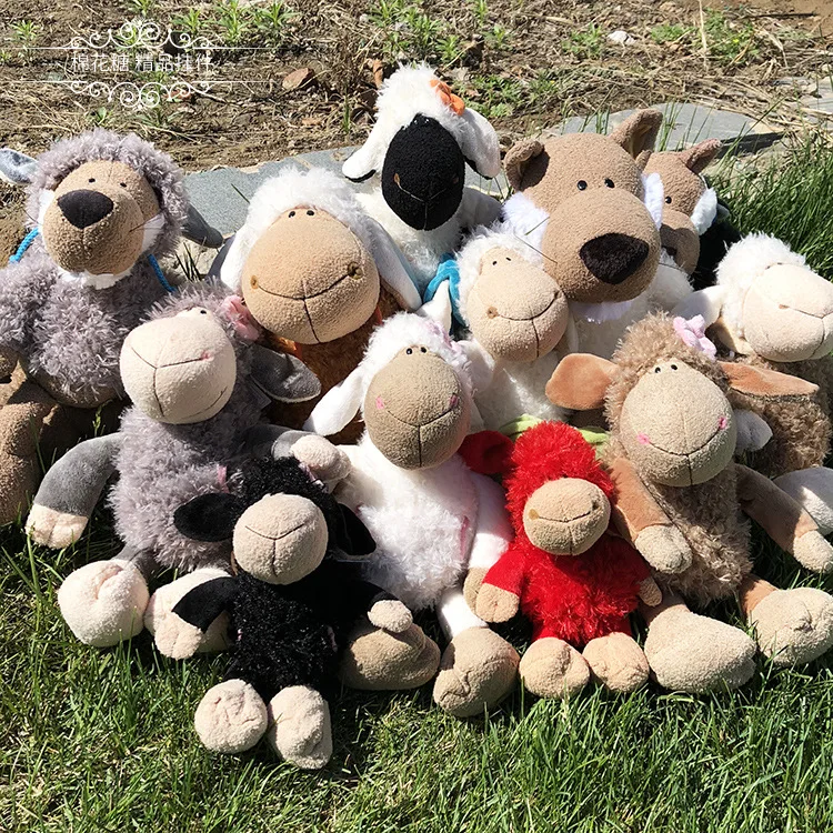 Soft Material  Plush Lamb Toys Wolf Skin Sheep Plush Toy Sleepy Sheep Doll Soft Toy