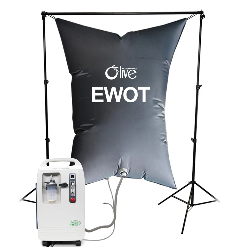 Olive 10L Oxygen Concentrator EWOT Training System with 1000L Reservoir Bag for Exercise With Oxygen Therapy EWOT