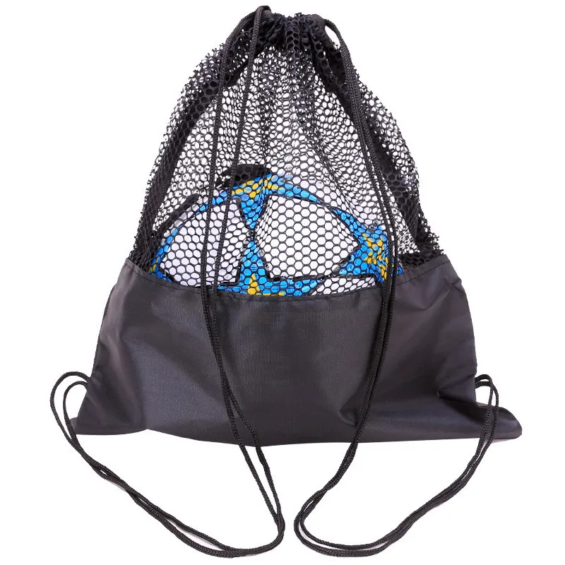 custom drawstring Basketball Ball Bag Mesh Bag for Volleyball Basketball Football Soccer Large Mesh Sports Ball Drawstring Bag