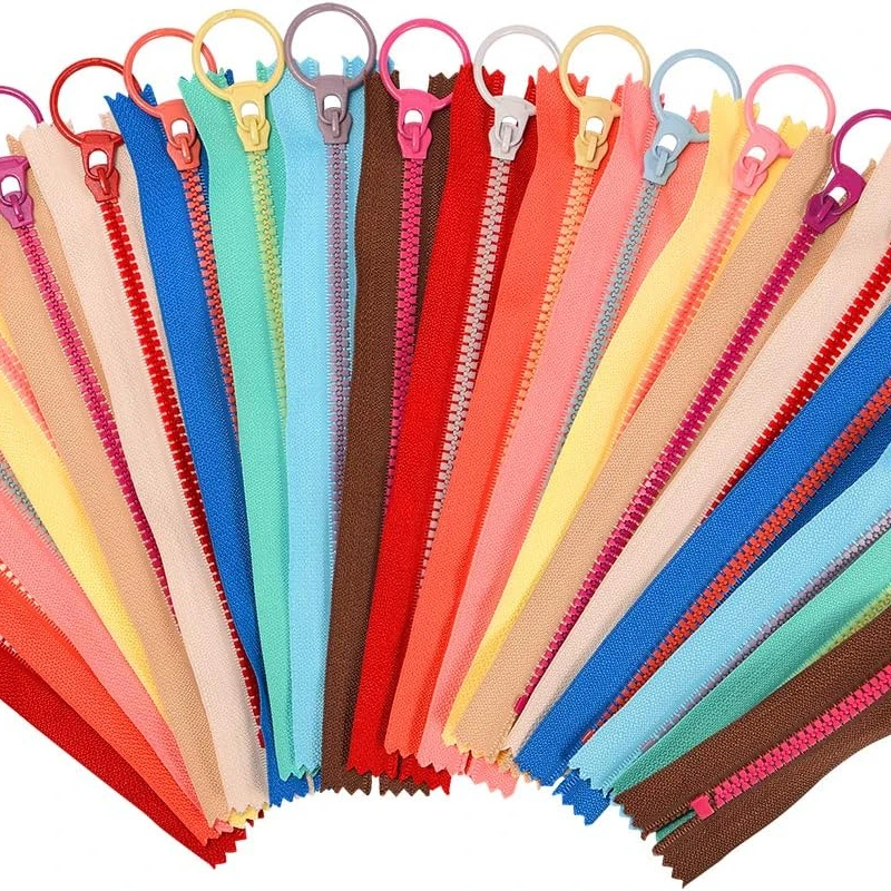 Resin Zipper for Luggage Bags Zipper Manufacture Fancy #5 Close End Zip Colorful Plastic Eco-friendly Nylon Sustainable