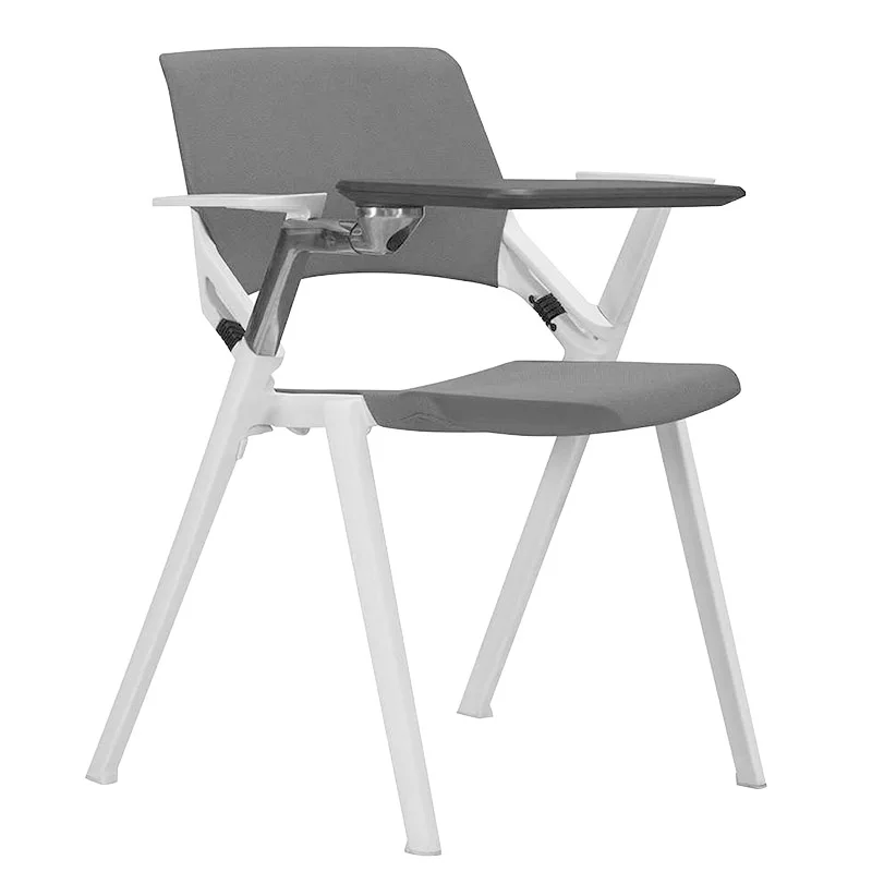 wholesale foldable Office arm chair comfortable training stackable conference room chair set  visitor chair