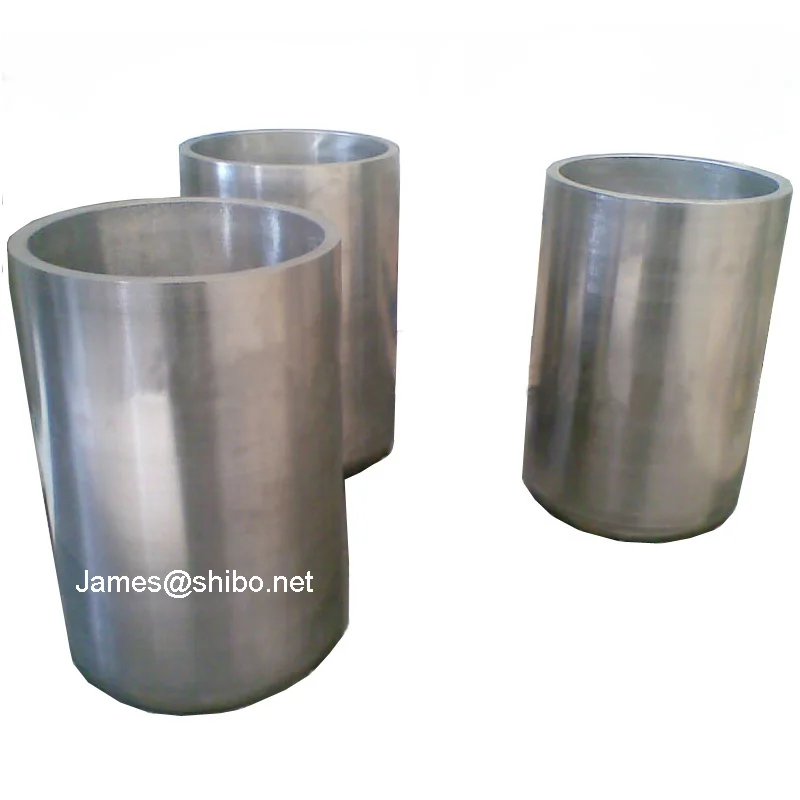 High purity molybdenum crucibles for sapphire crystal furnace