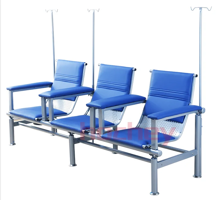 Hochey Public Seat Chemotherapy Waiting Chair Electric Blood Collection Chair Reclined Bed Infusion Chair for 2 People