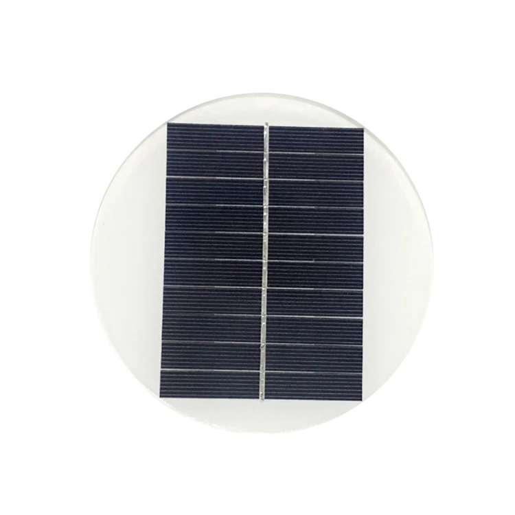 OEM Polysilicon Solar Panel Round Glass Laminated Solar Panel   In Battery