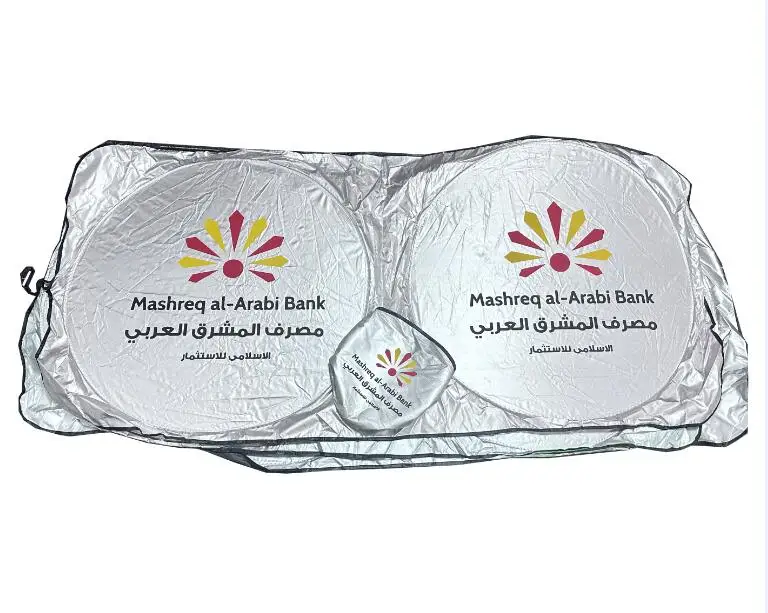 Collapsible Car Window Sun Shade Car Shade Window Car Wind Shield Sun Shade 160 x 86CM