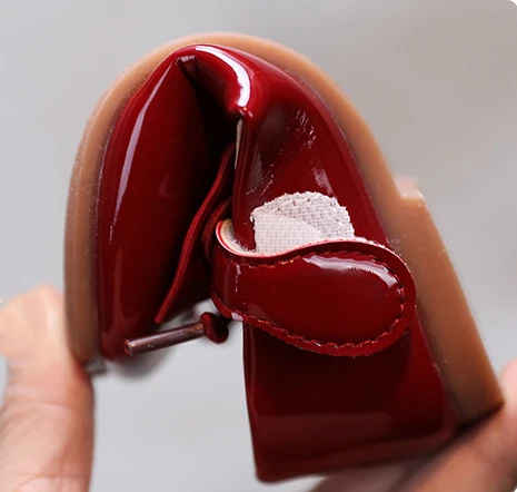 2021 spring new soft bottom peas shoes girls patent leather bow princess shoes